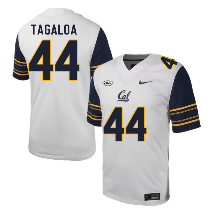 California Golden Bears #44 Beaux Tagaloa ACC Conference College Football Jerseys Stitched Sale-White